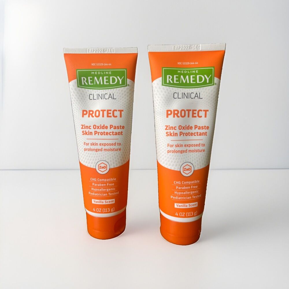 2 Remedy Essentials Zinc Paste Skin Protectant 4oz- Single Tube- MSC092ZP04